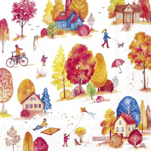 Салфетки 20бр Autumn Landscape Салфетки 20бр Autumn Landscape